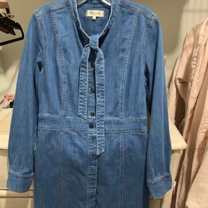 Madewell denim mini dress, Sz 8